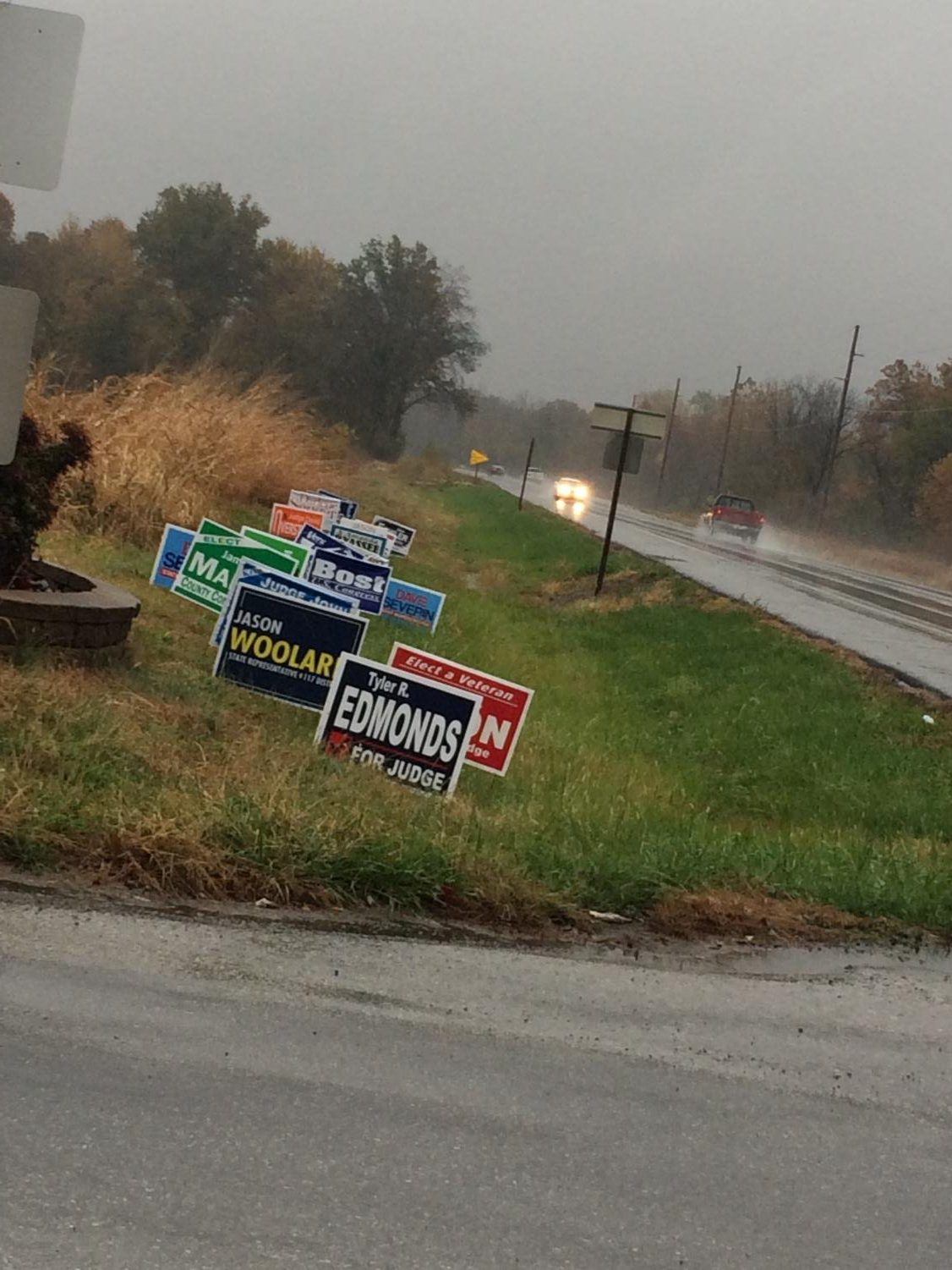 Rain or Shine Get Out and Vote!