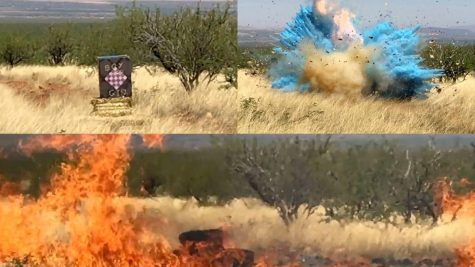 A Gender Reveal gone wrong sparked flames.