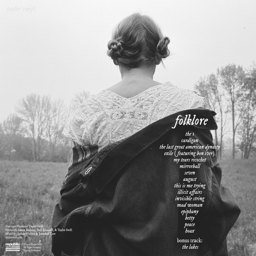 Folklores album cover depicts the nostalgic elements.
