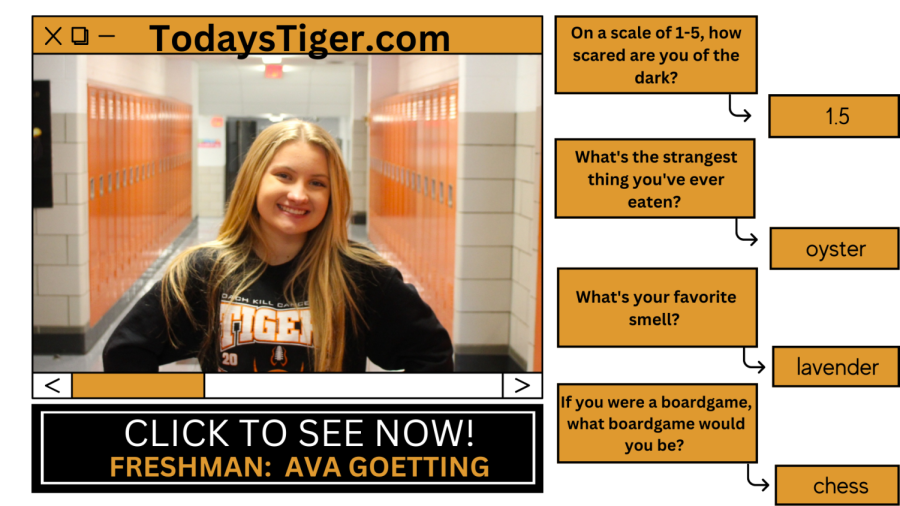 Todays Tiger: freshman_ ava goetting