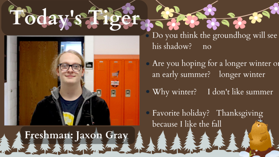 Todays Tiger: Freshman - Jaxon Gray