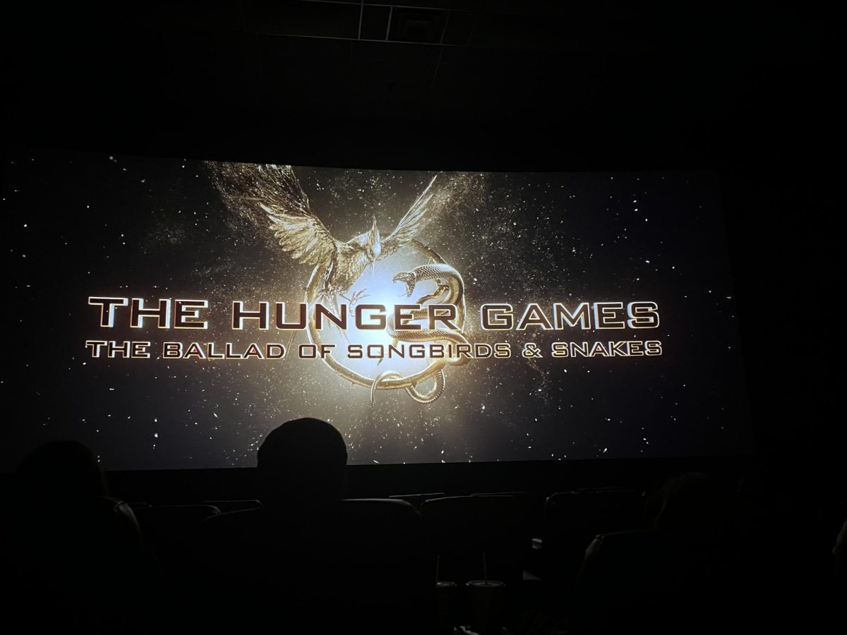 Inside the showing of the Hunger Games Ballad of Songbirds & Snakes.