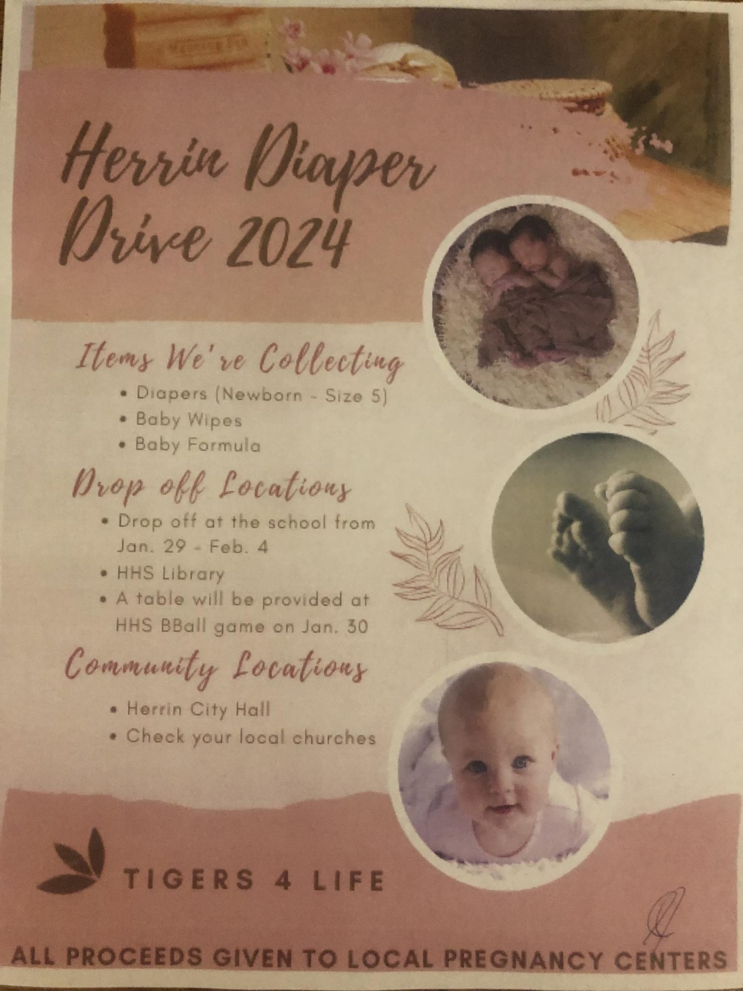 Diaper Drive Flyer