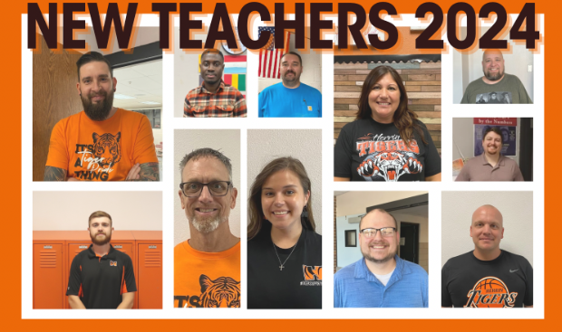 A collage of the new teachers' smiling faces