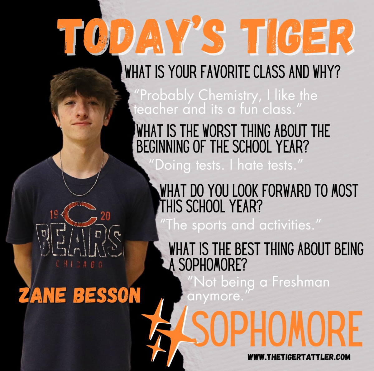 Today's Tiger: Sophomore