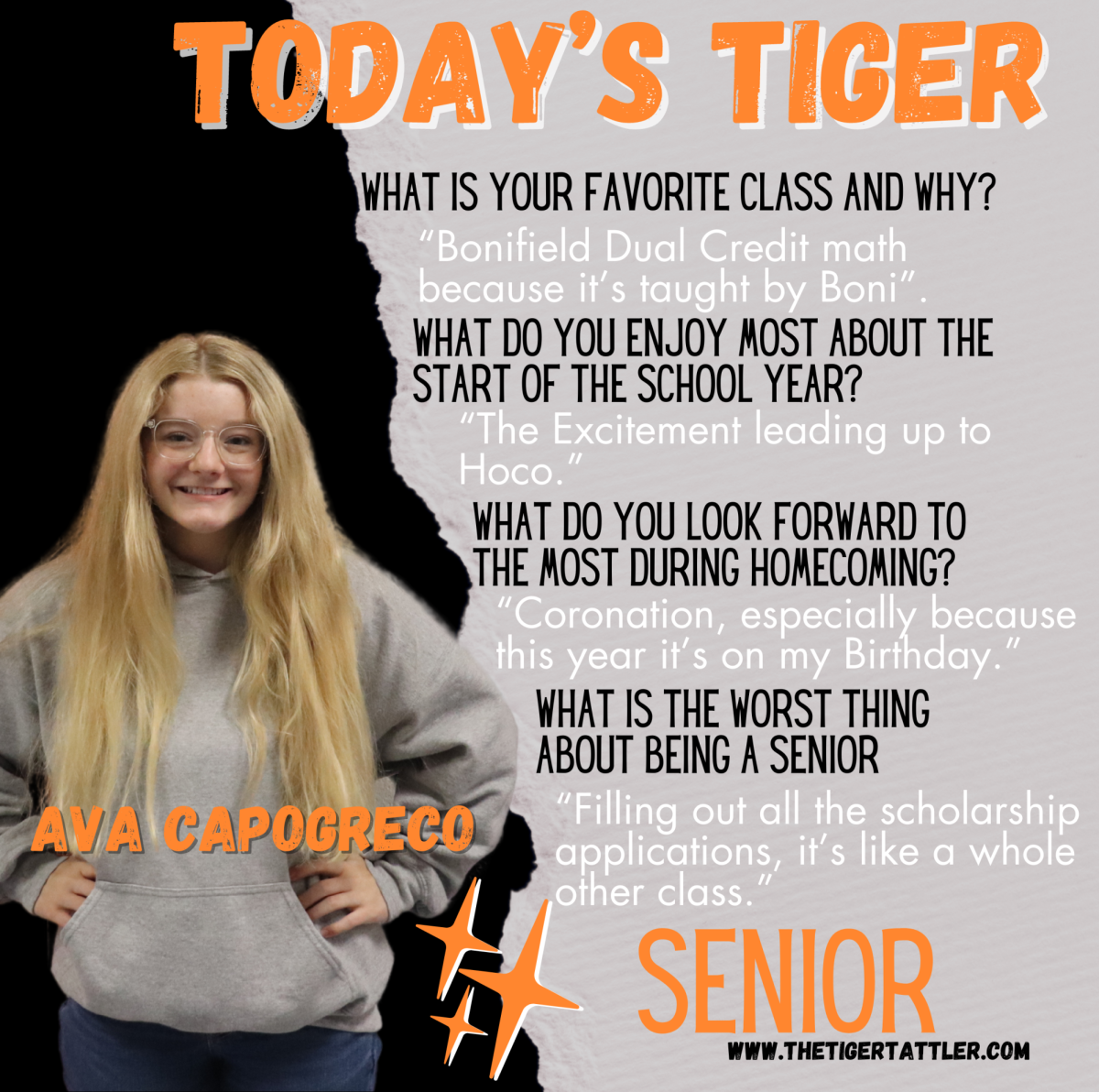 Today's Tiger: Senior