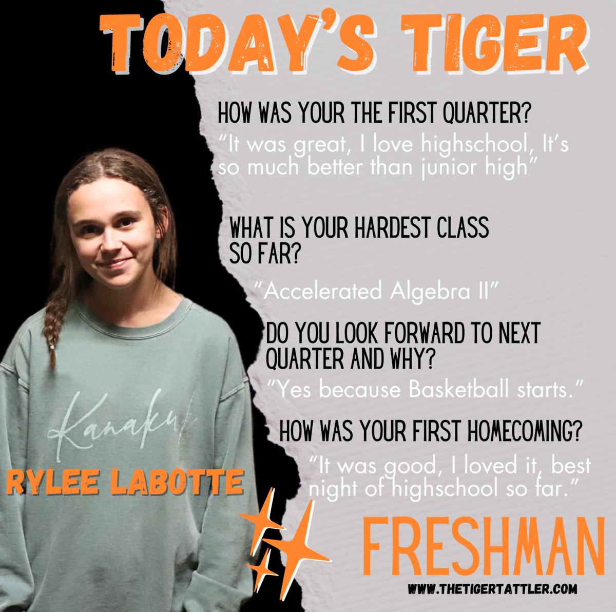 Today's Tiger: Freshman