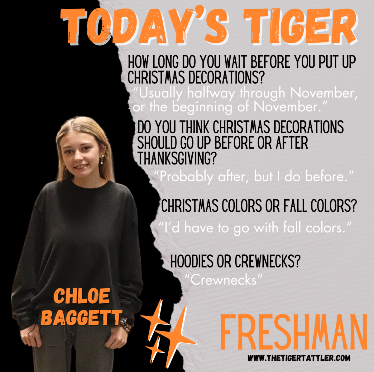 Today's Tiger: Freshman