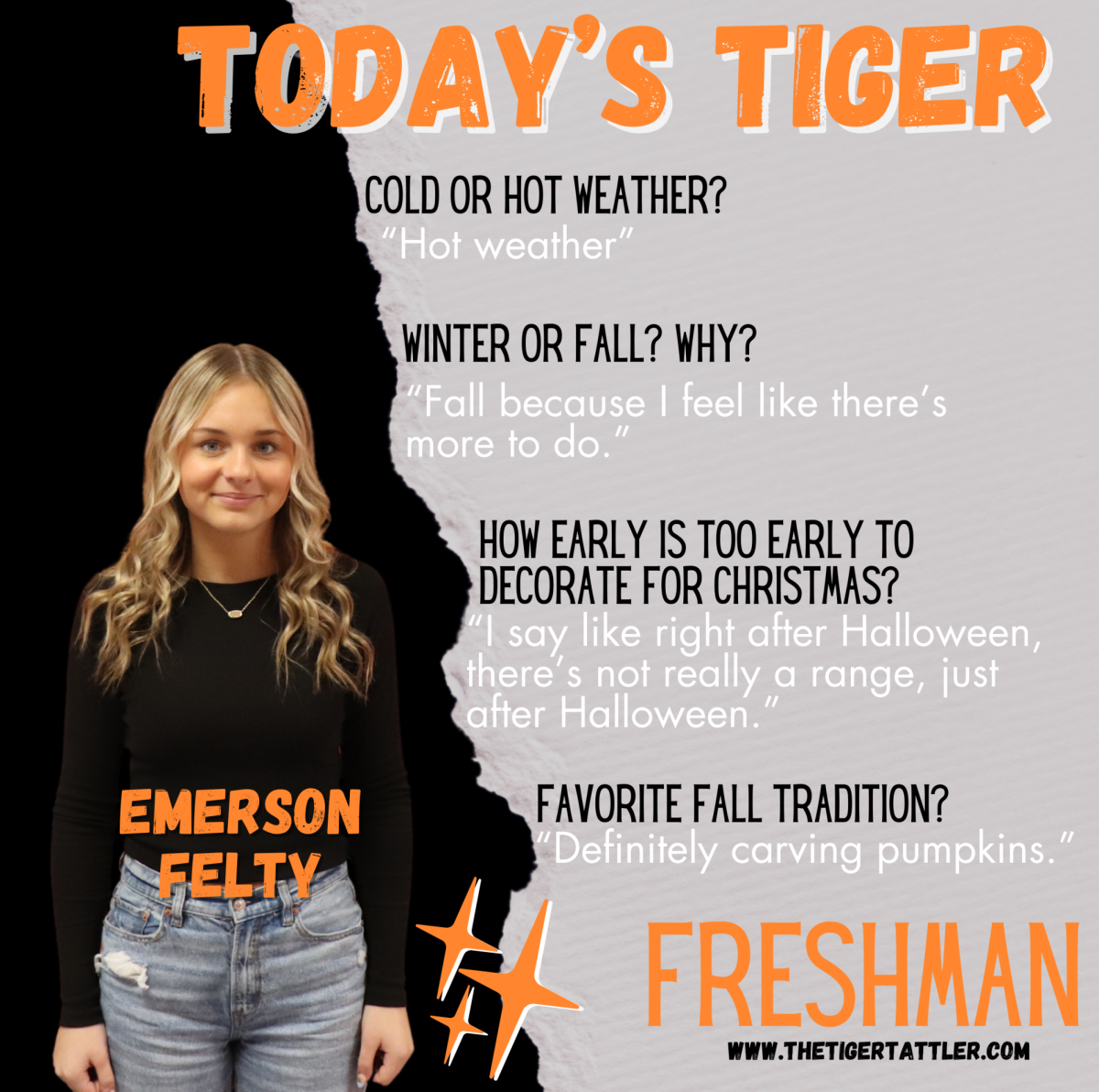 Today's Tiger: Freshman