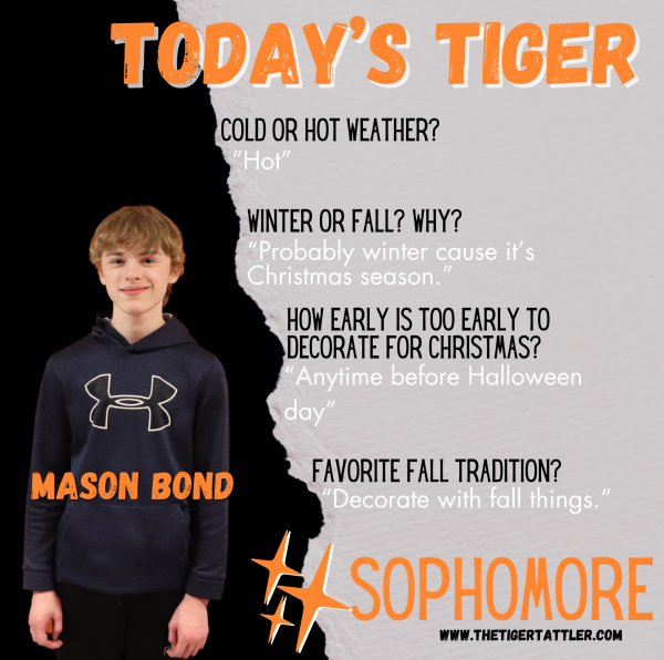 Today's Tiger: Sophomore