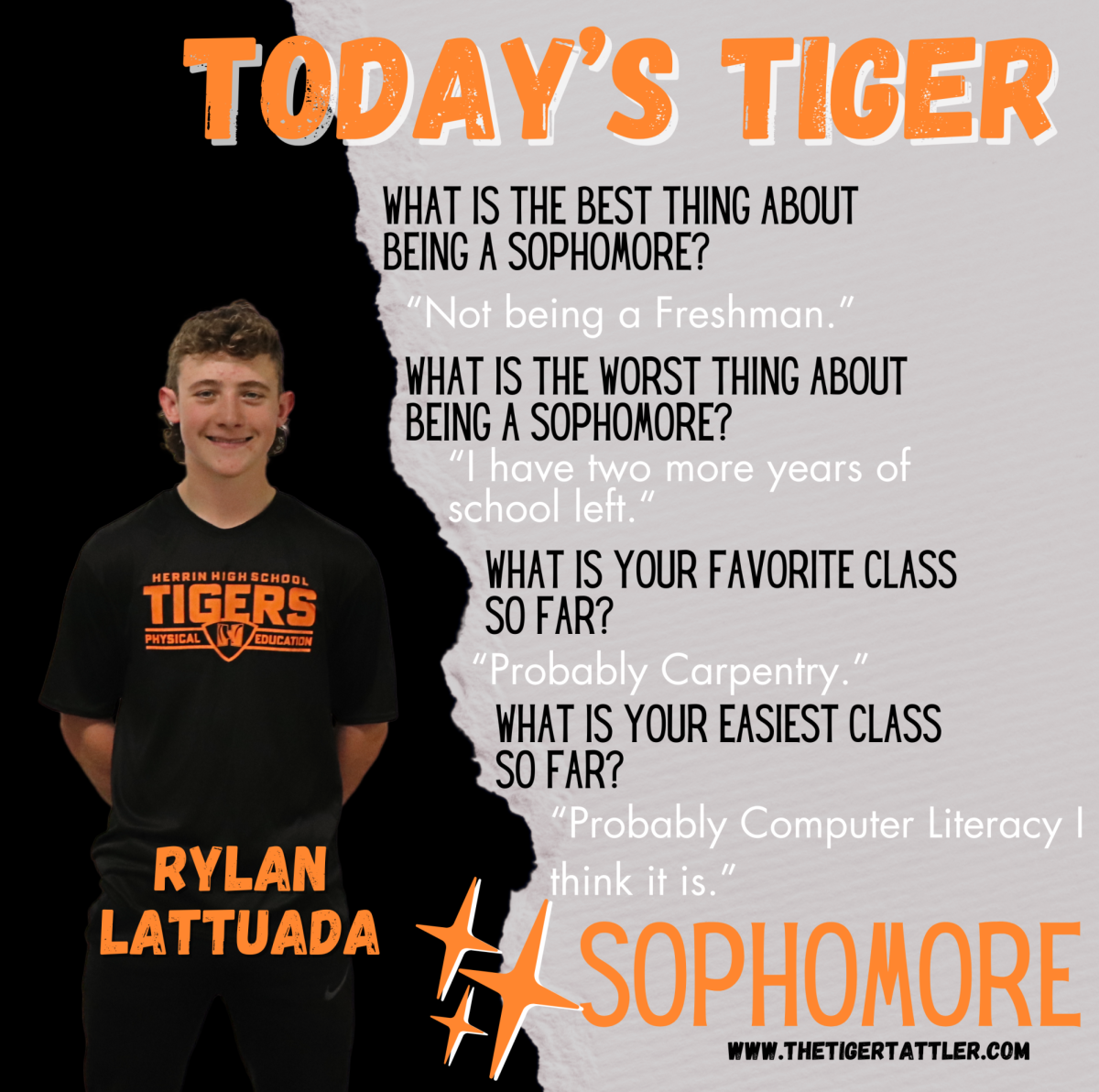 Today's Tiger: Sophomore