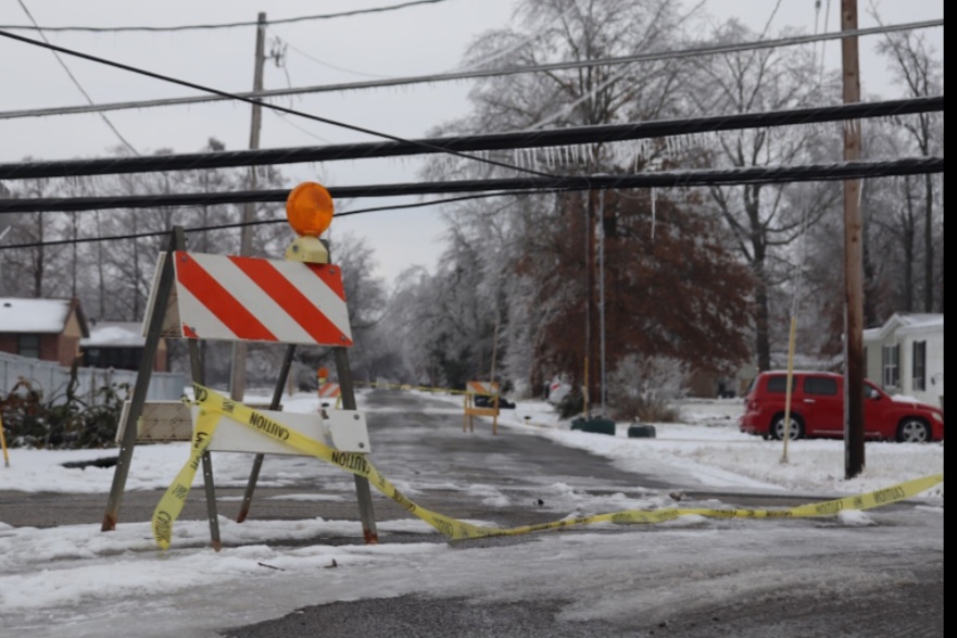 Storm Blair put the city of Herrin on high-alert as it raged through, damaging city infrastructure and private property both, while threatening excessive cold and the danger of power outages for many. 
