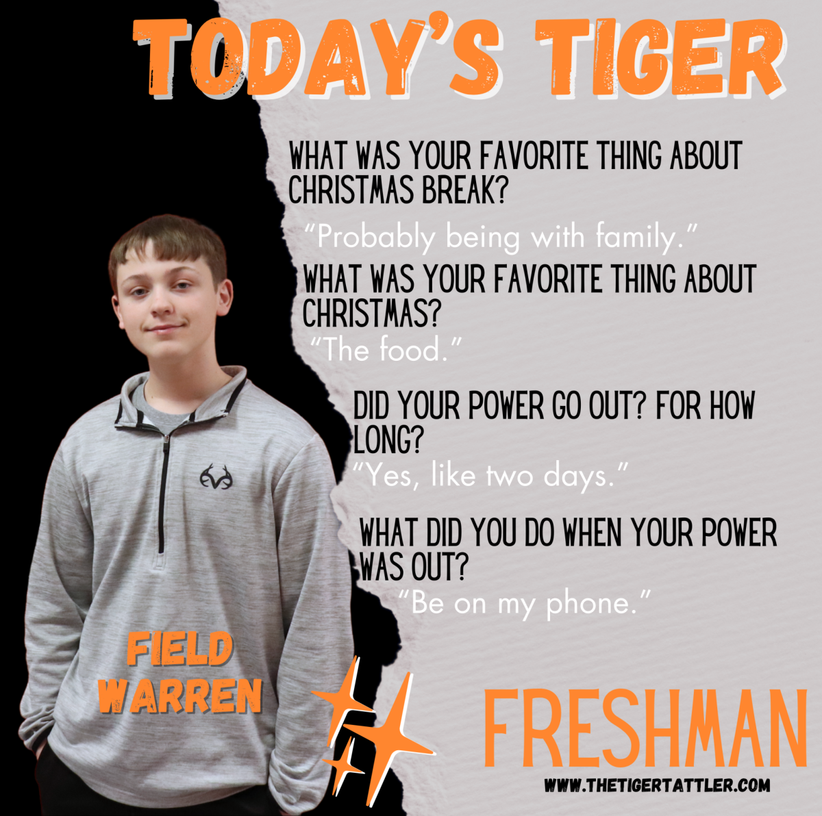 Today's Tiger: Freshman