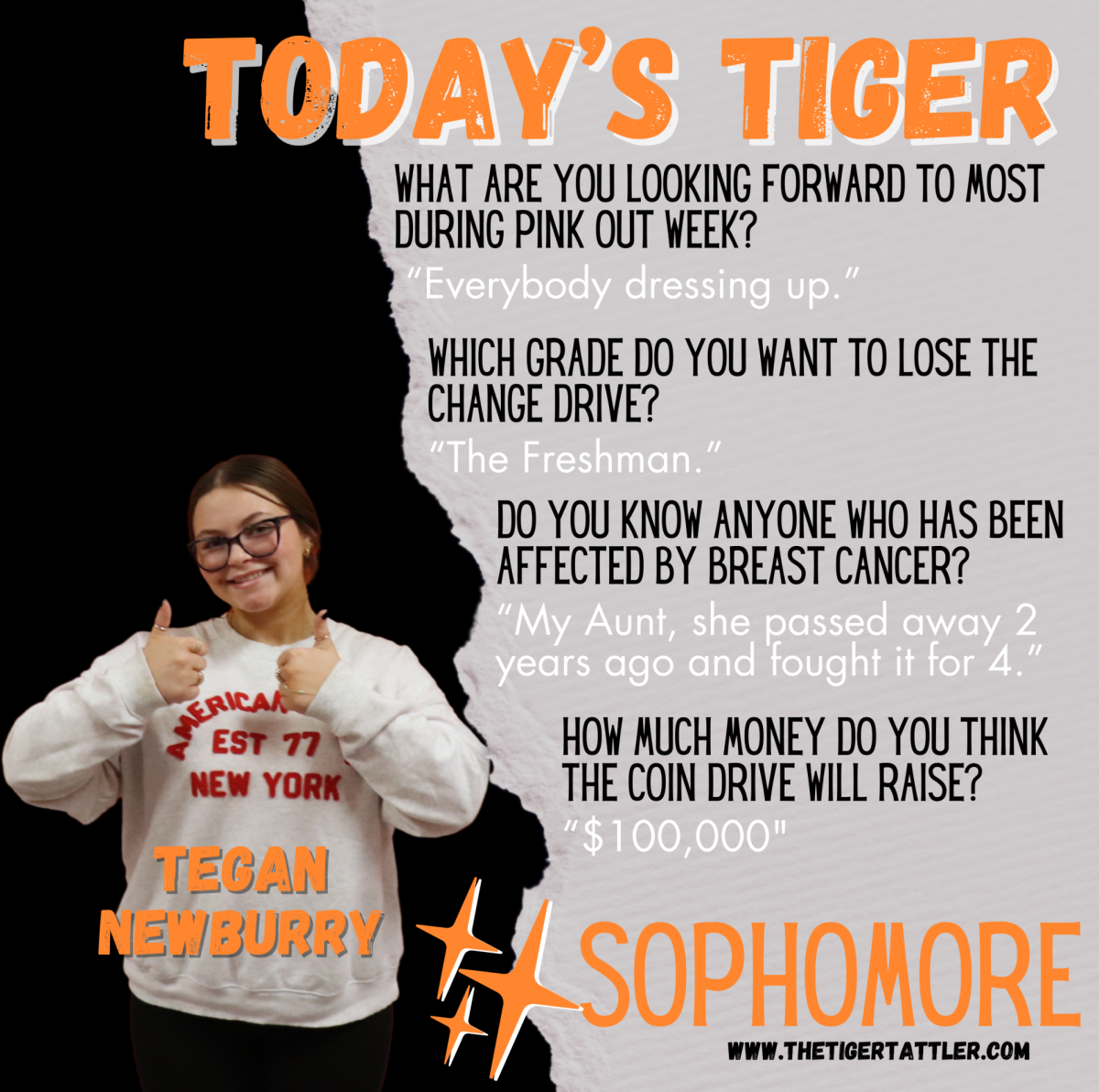 Today's Tiger: Sophomore