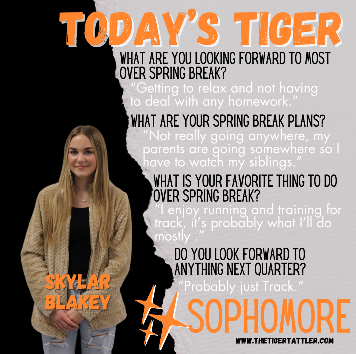 Today's Tiger: Sophomore