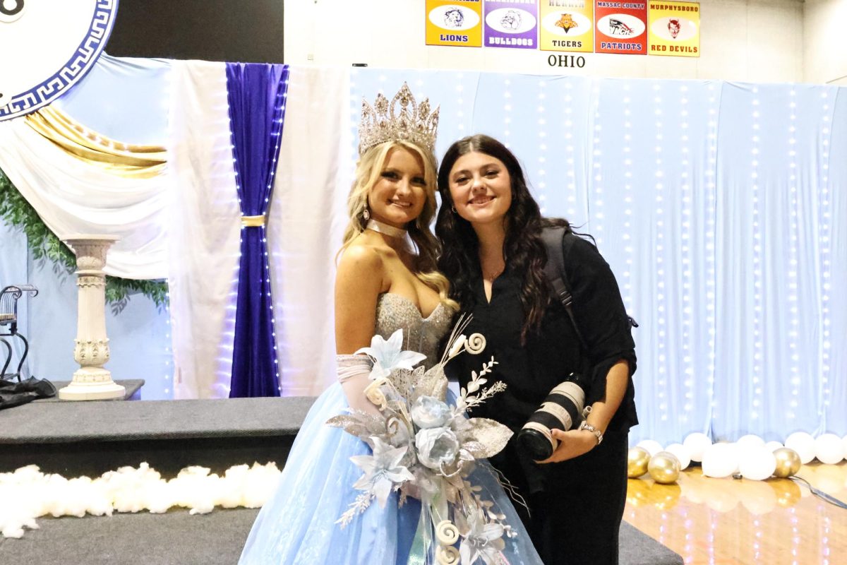 Moments from homecoming coronation 2025 in Memorial Gym at Herrin High School on September 25, 2025.