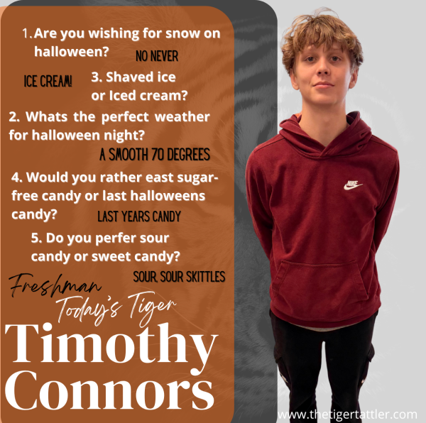 Freshman Tiger: Timothy Connors 