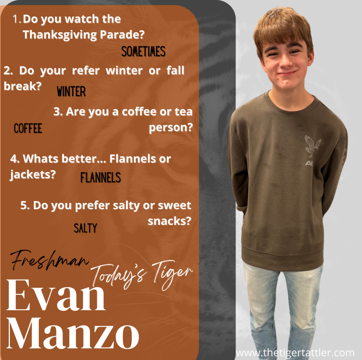 Freshman: Evan Manzo