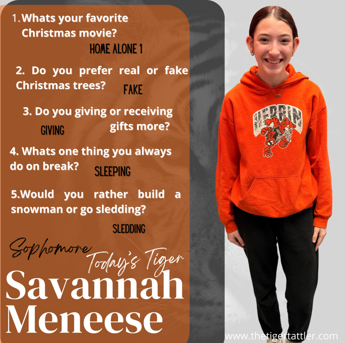 Sophomore: Savannah Meneese 