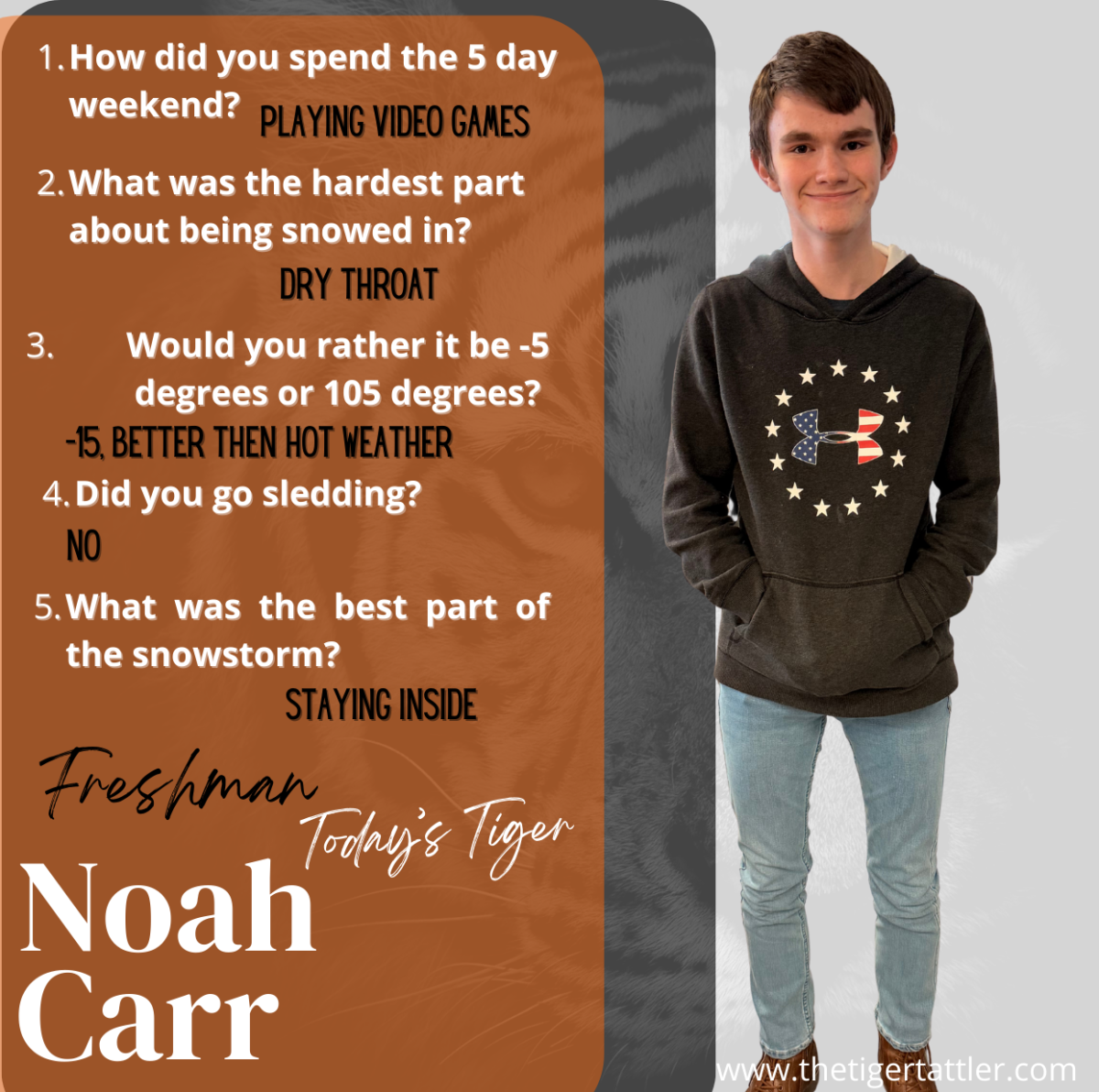 Freshman: Noah Carr